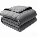 Weighted Blanket - 15Lbs 48x72 Twin Size Cotton Weighted Blanket w/ Glass Beads