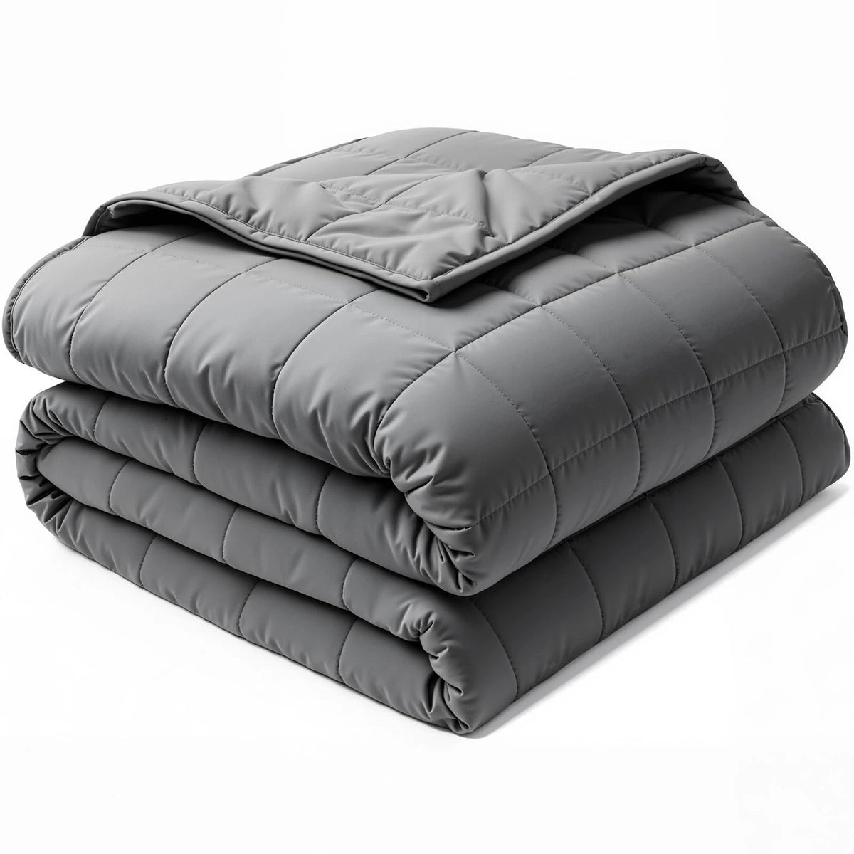 Weighted Blanket - 15Lbs 48x72 Twin Size Cotton Weighted Blanket w/ Glass Beads