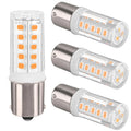 Warm White LED Bulb 12V 24V BA15S RV Interior Lights 3000K LED Lighting
